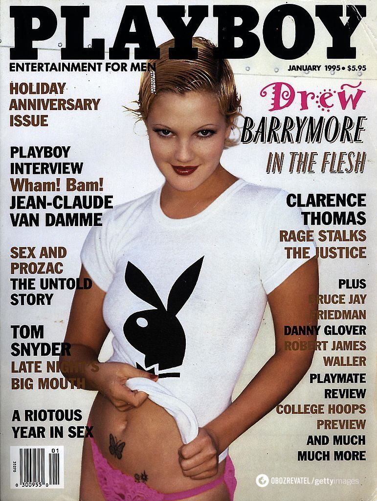 Дрю Беррімор знімалася в Playboy, щоб заробляти на життя.