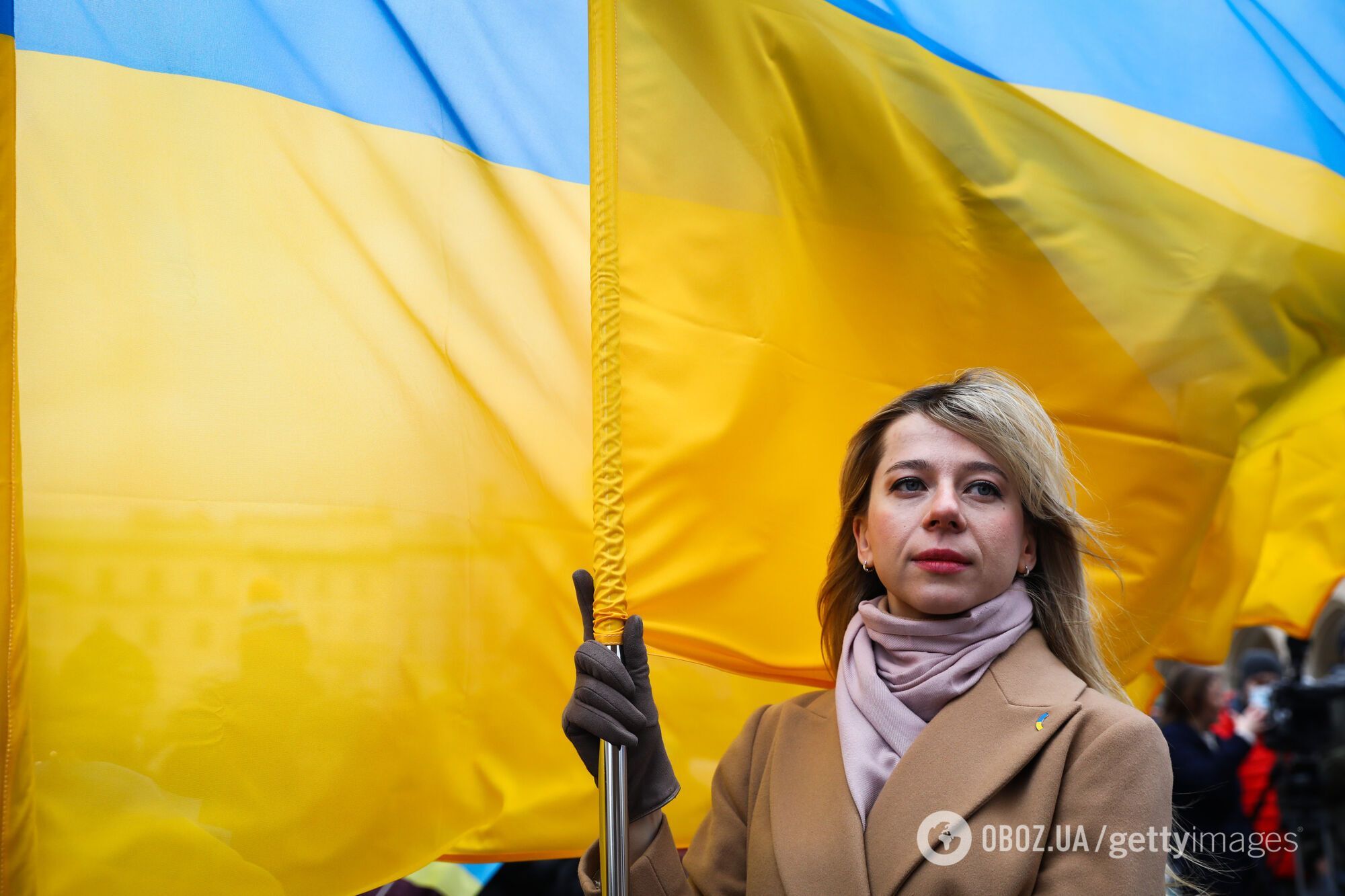 Демонстрація у Польщі на підтримку України