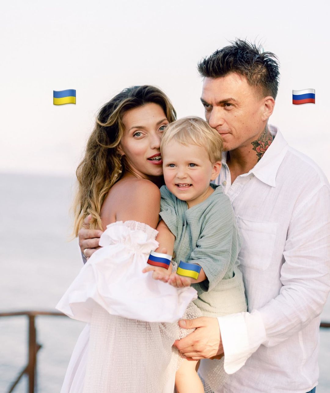 Регіна Тодоренко виклала фотографію з чоловіком та сином