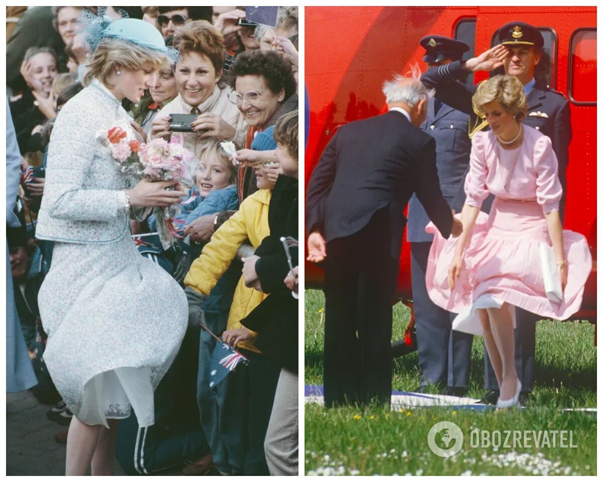 Казус по-королевски: случаи, когда ветер поднял юбки у представительниц семьи монархов