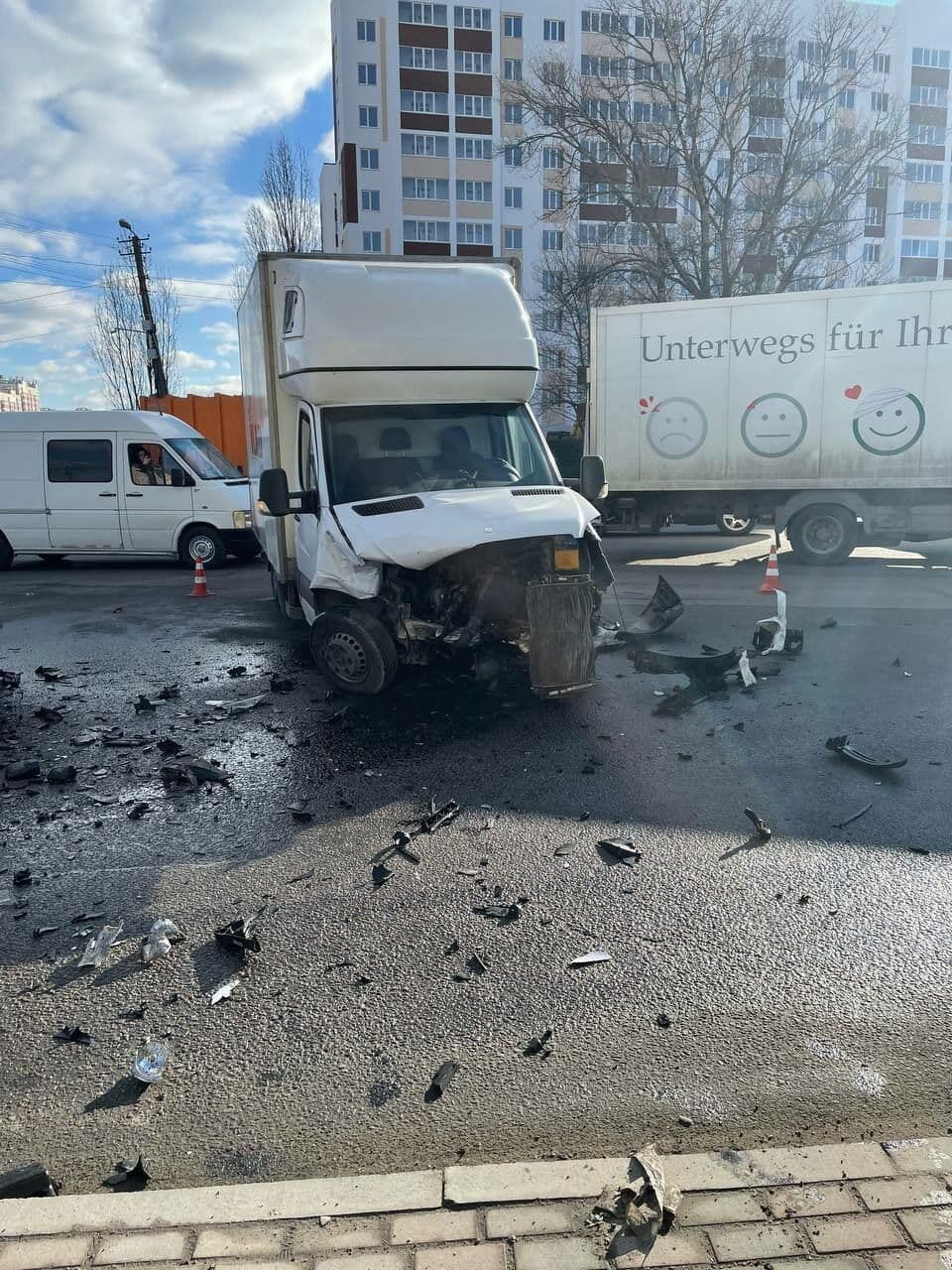 Авария произошла в Вишневом.