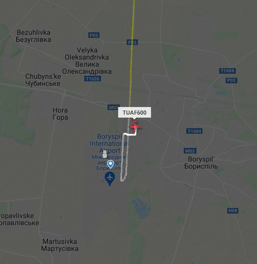 У "Борисполі" приземлилися два турецькі військові літаки