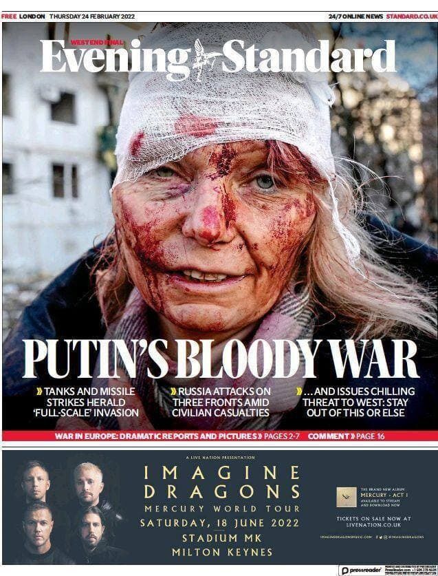 Популярные СМИ указали миру на ужас войны в Украине