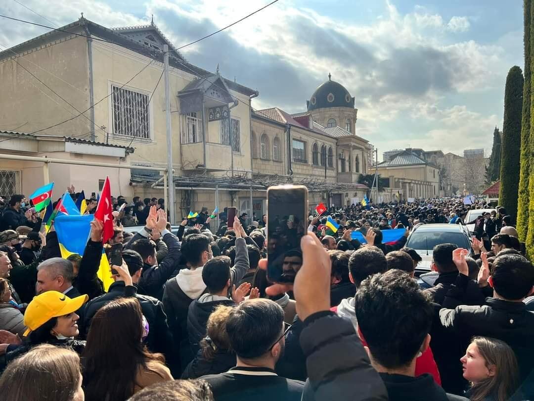 Баку протест против войны