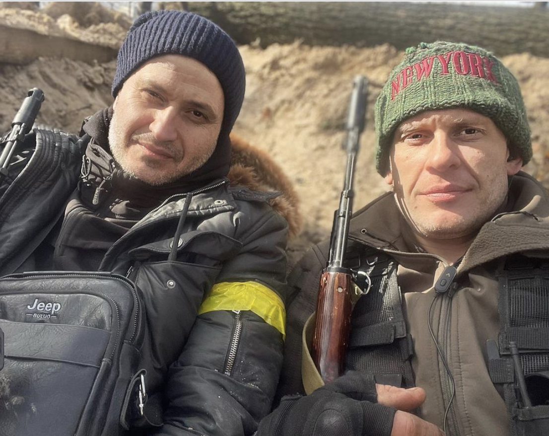 Украинские звезды пошли на войну