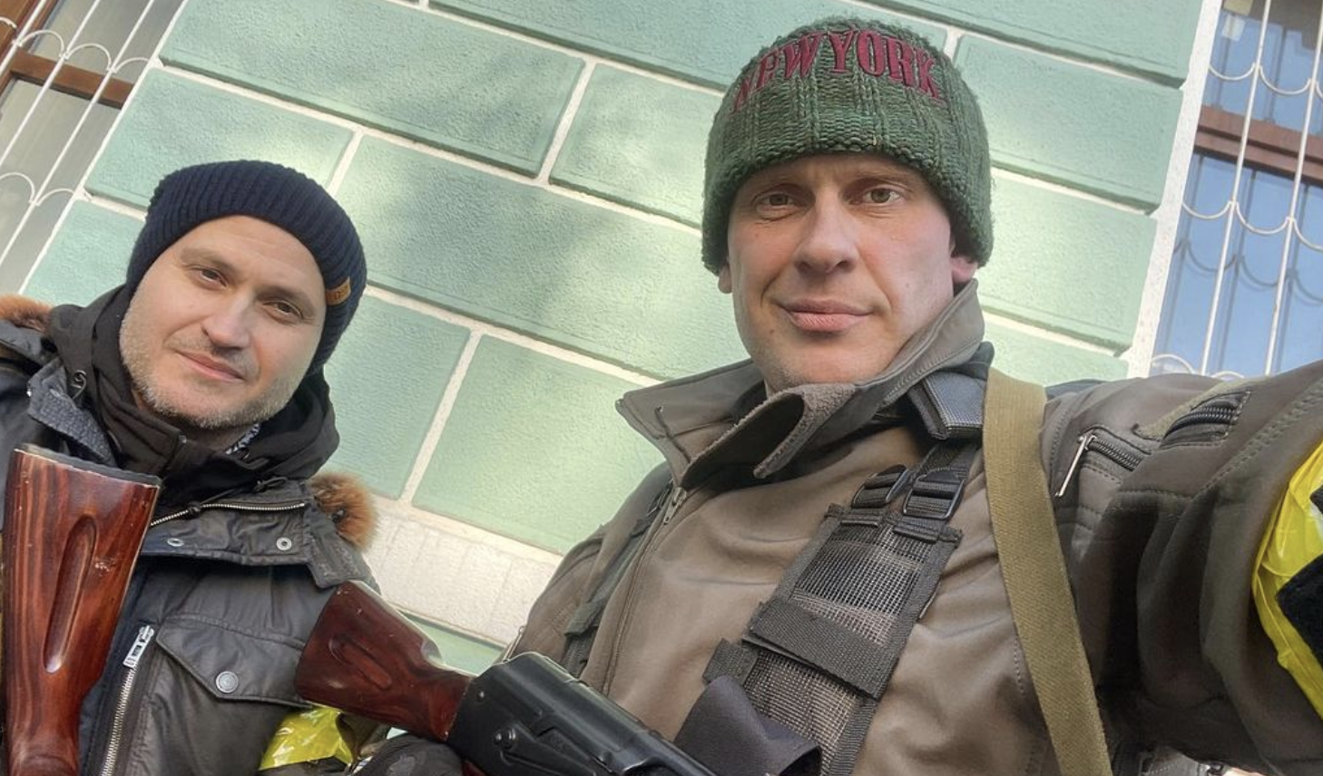 Алексей Тритенко за коллегами защищает Киев
