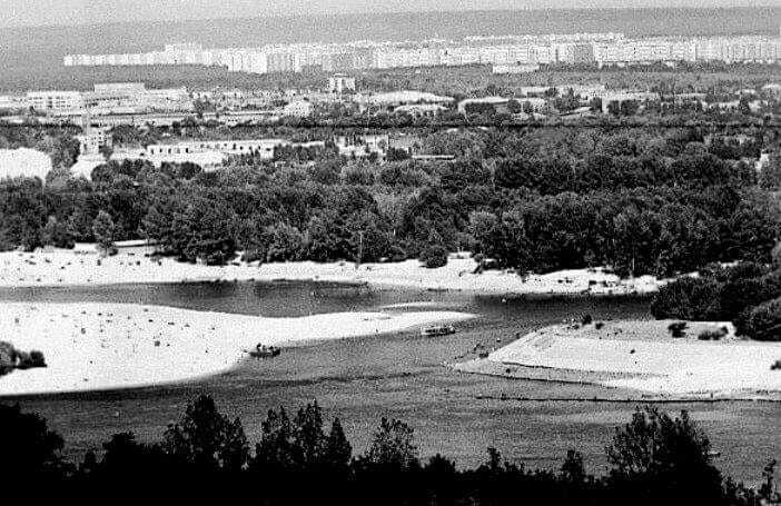 Пляж "Довбычка". 1970-е годы.