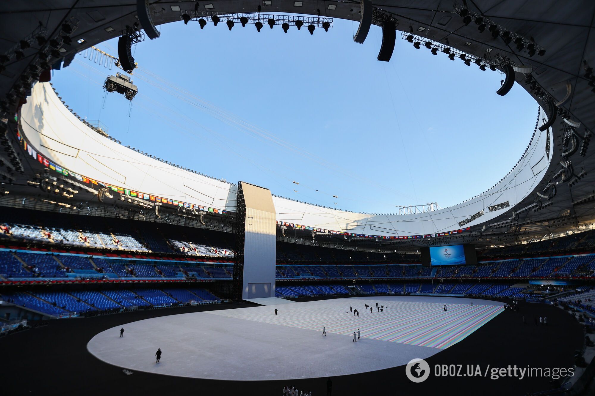 Репетиция церемонии открытия Олимпиады-2022.