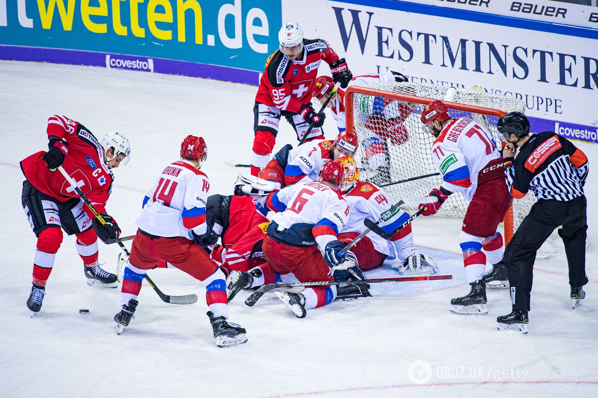 Сборная ОКР по хоккею сыграет против Швейцарии