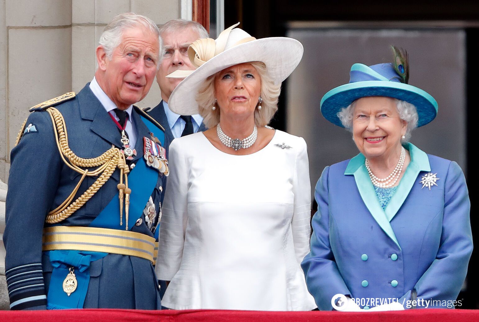 Чарльз, Камілла та королева Єлизавета II