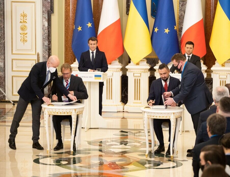 Украина и Франция подписали несколько соглашений