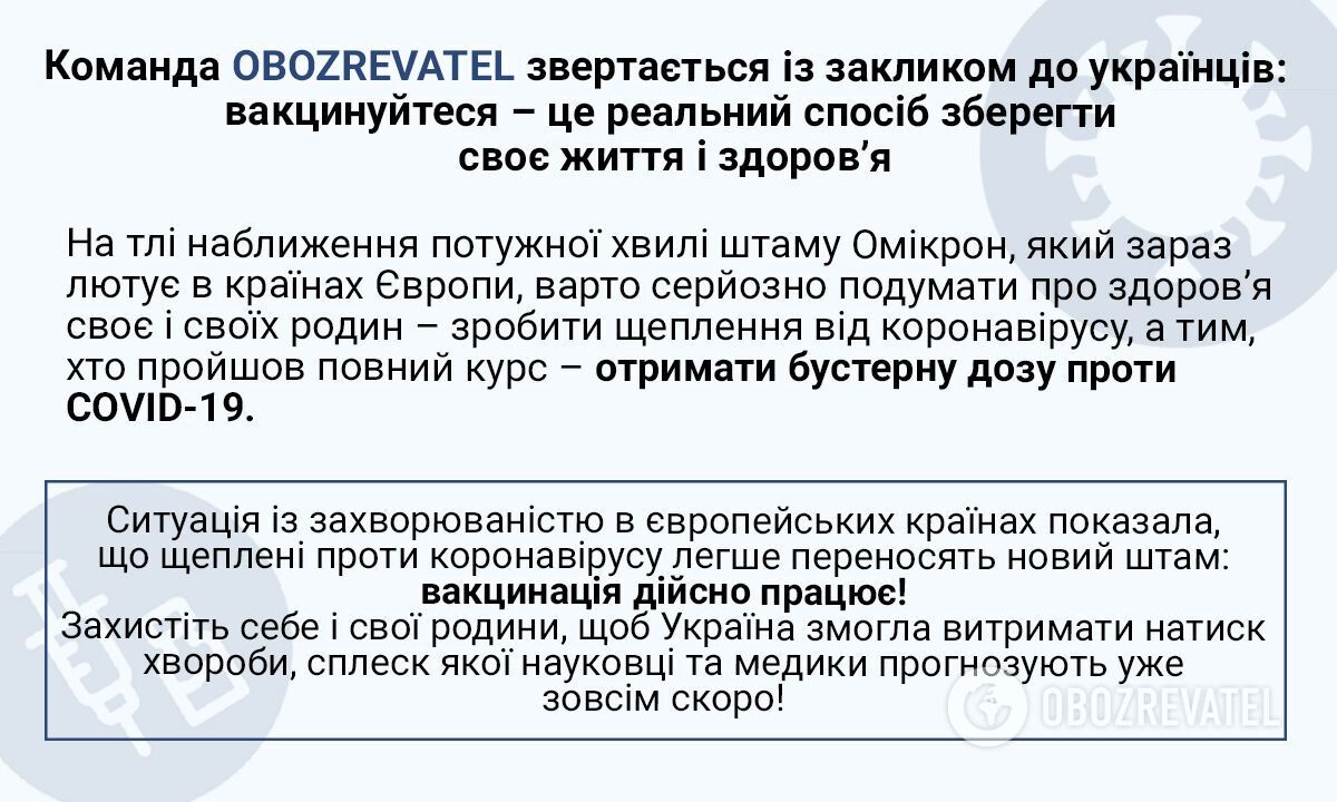 Звернення колективу OBOZREVATEL.