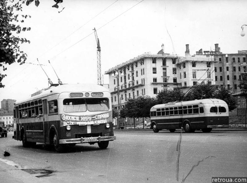 Хрещатик 1950-го року.