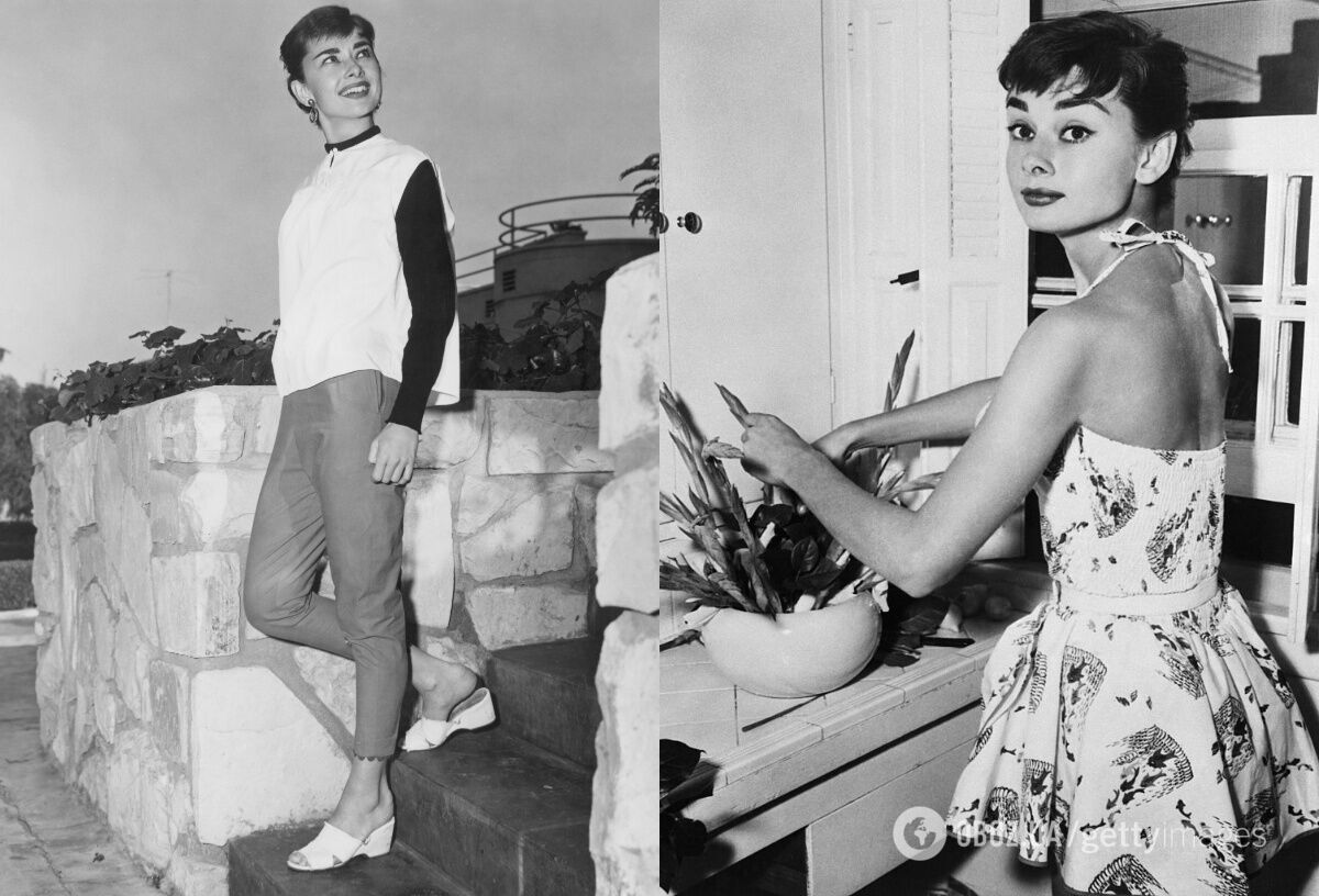 Одри Хепберн носила дома стильную и комфортную одежду.