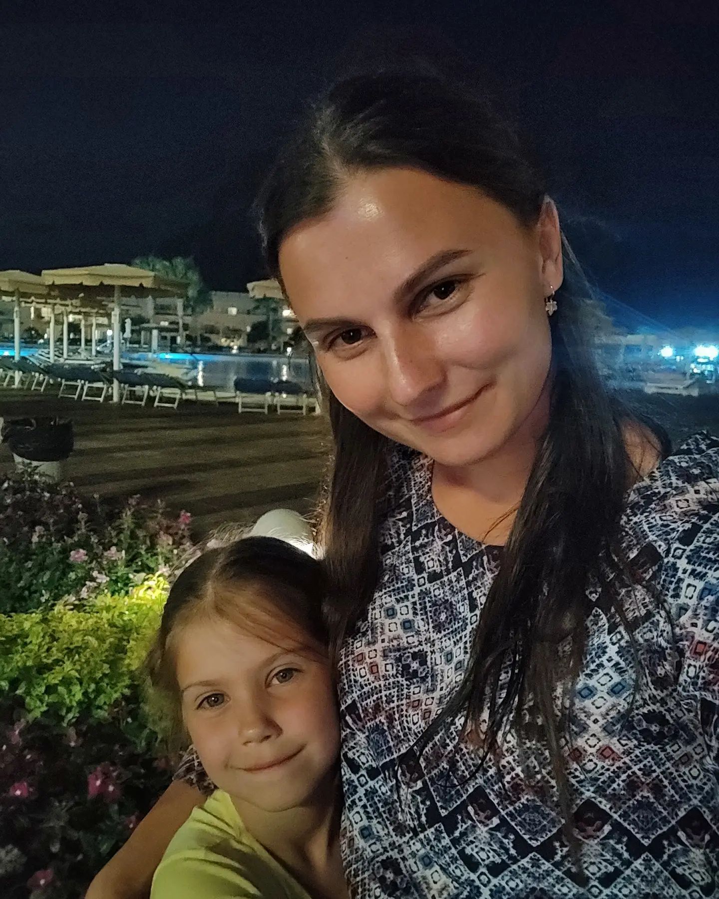 Ольга Полещикова с дочкой