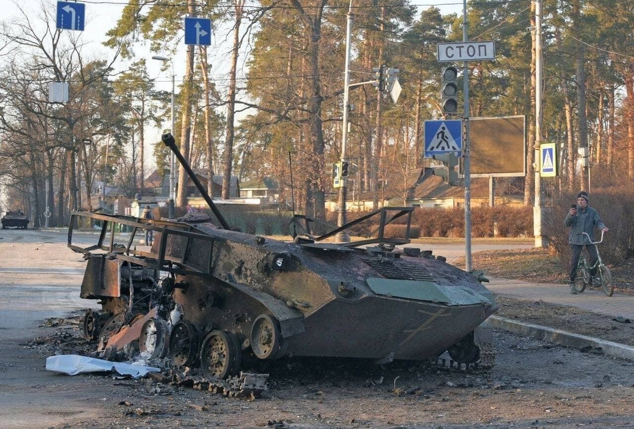 У мережі показали, як виглядає Буча на Київщині після боїв із окупантами. Фото