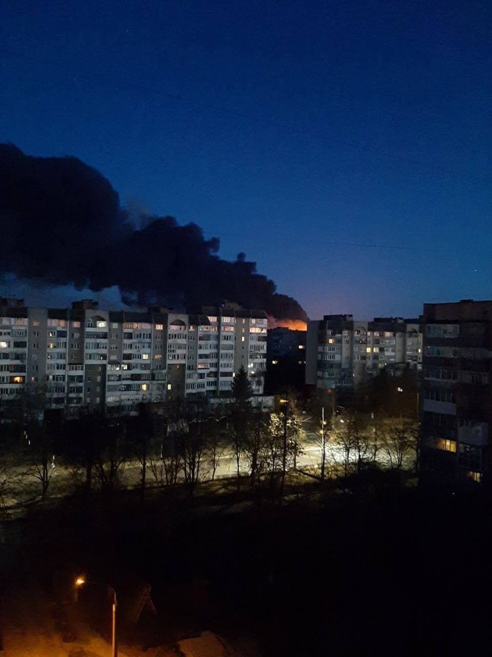 Взрыв в Луцке.