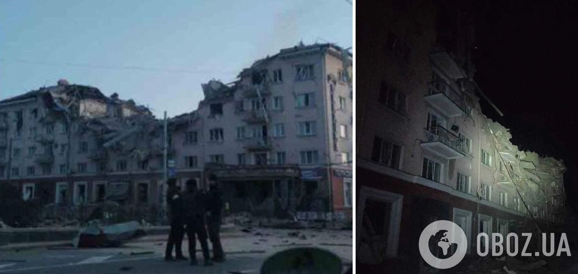 Оккупанты уничтожили гостиницу "Украина" в Чернигове