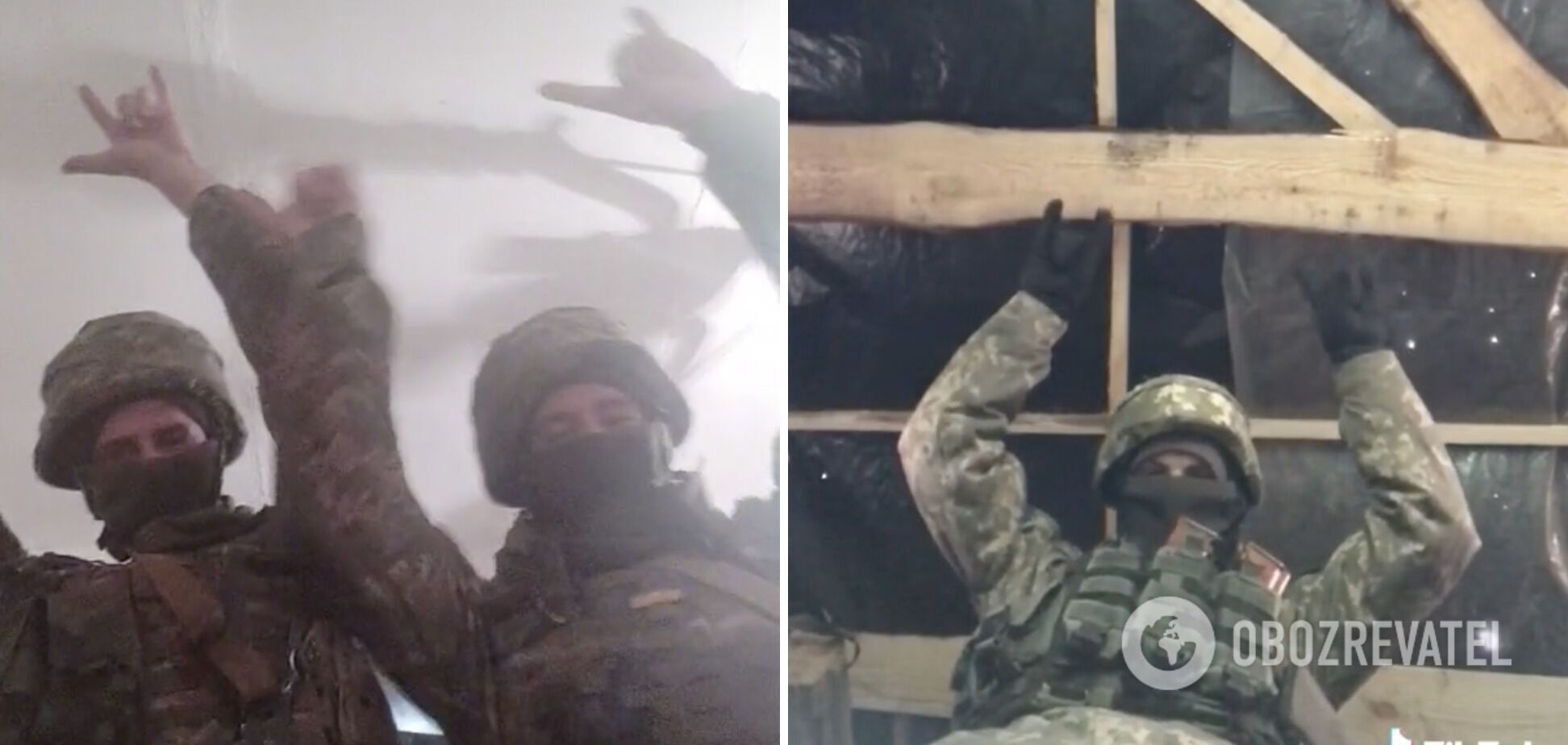 Українські військові танцюють під пісню про Путіна