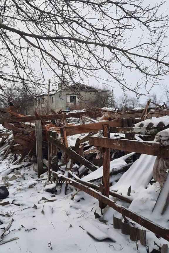 Разрушенные дома в Слобожанском