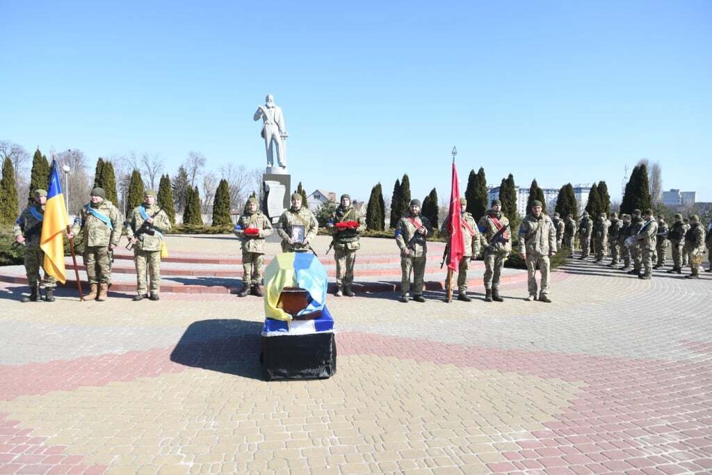Церемония прощания прошла в Борисполе