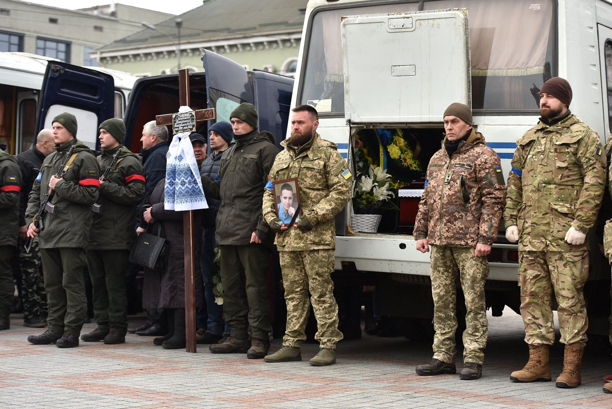 Похорон Володимира Стельмаха.