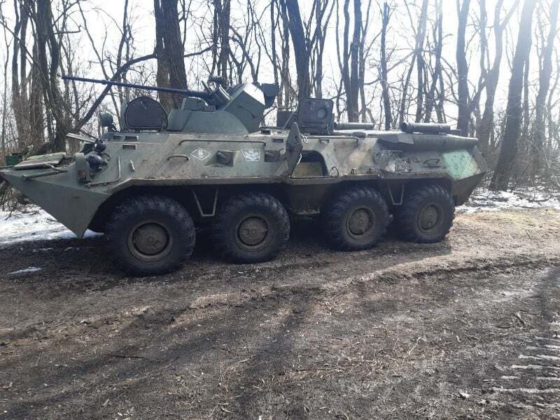 БТР російських окупантів.