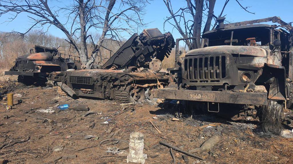 ВСУ в Сумской области разбили вражескую колонну