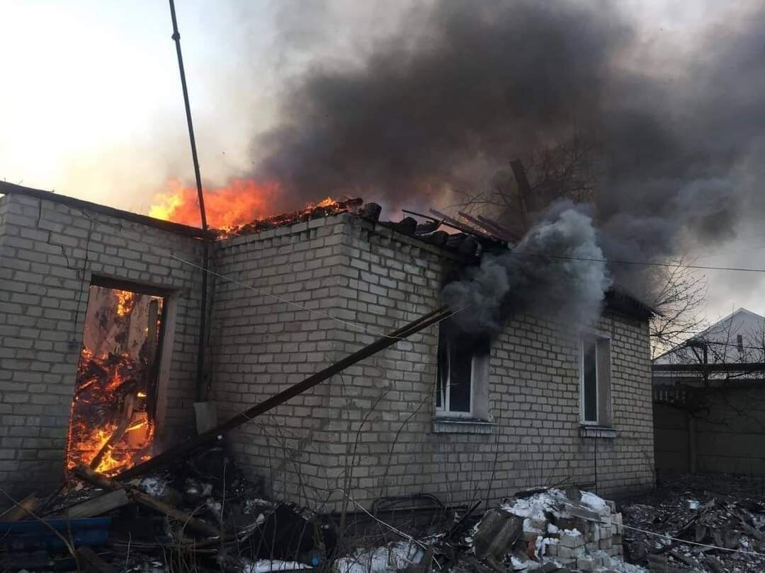 Оккупанты 18 марта ударили по Луганской области .