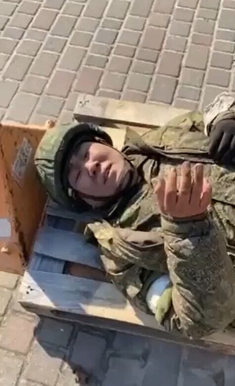 Пленный оккупант Сергей Очиров приехал воевать в Украину из Бурятии