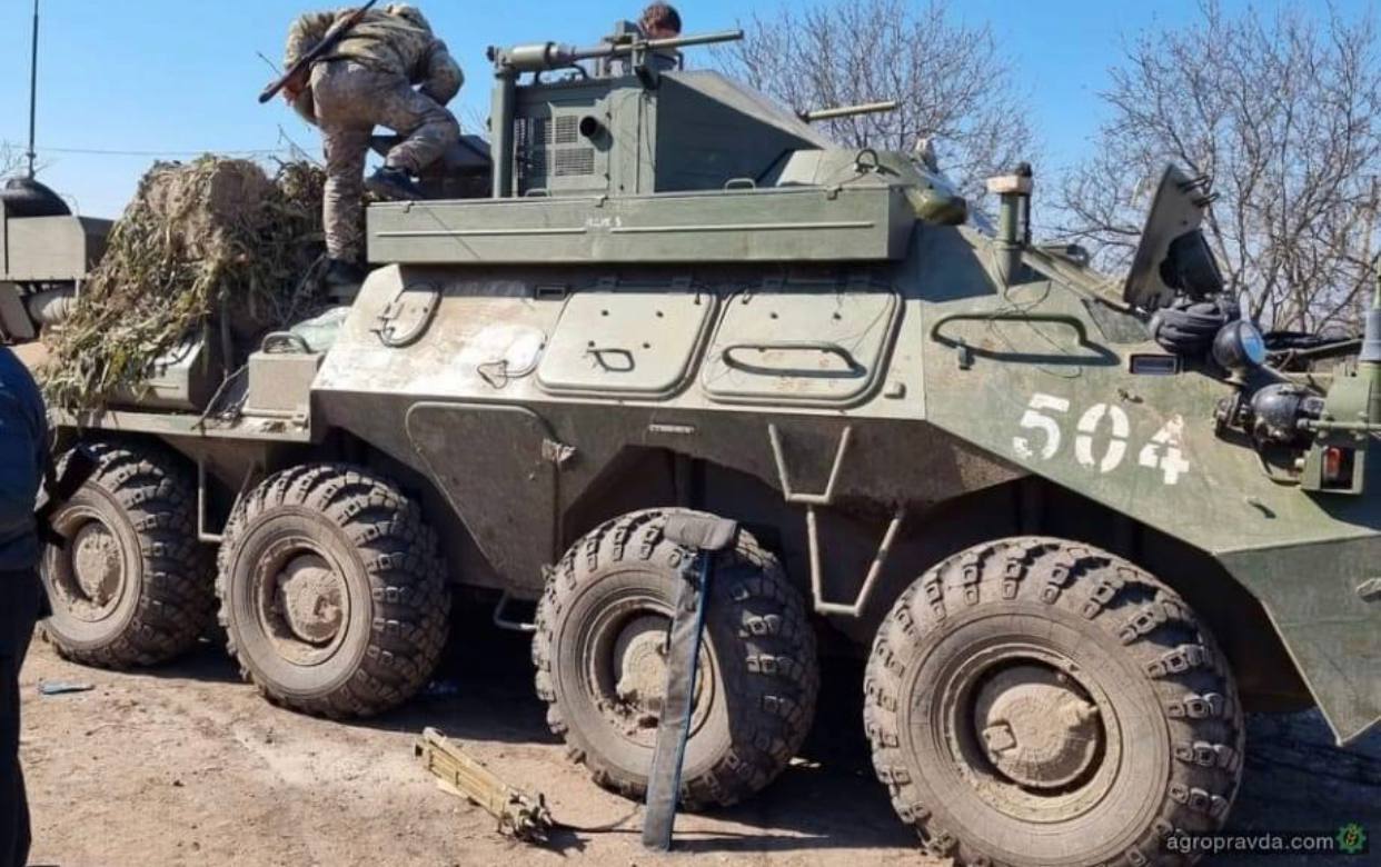 ВСУ захватили командно-штабную машину Р-149МА1 армии РФ