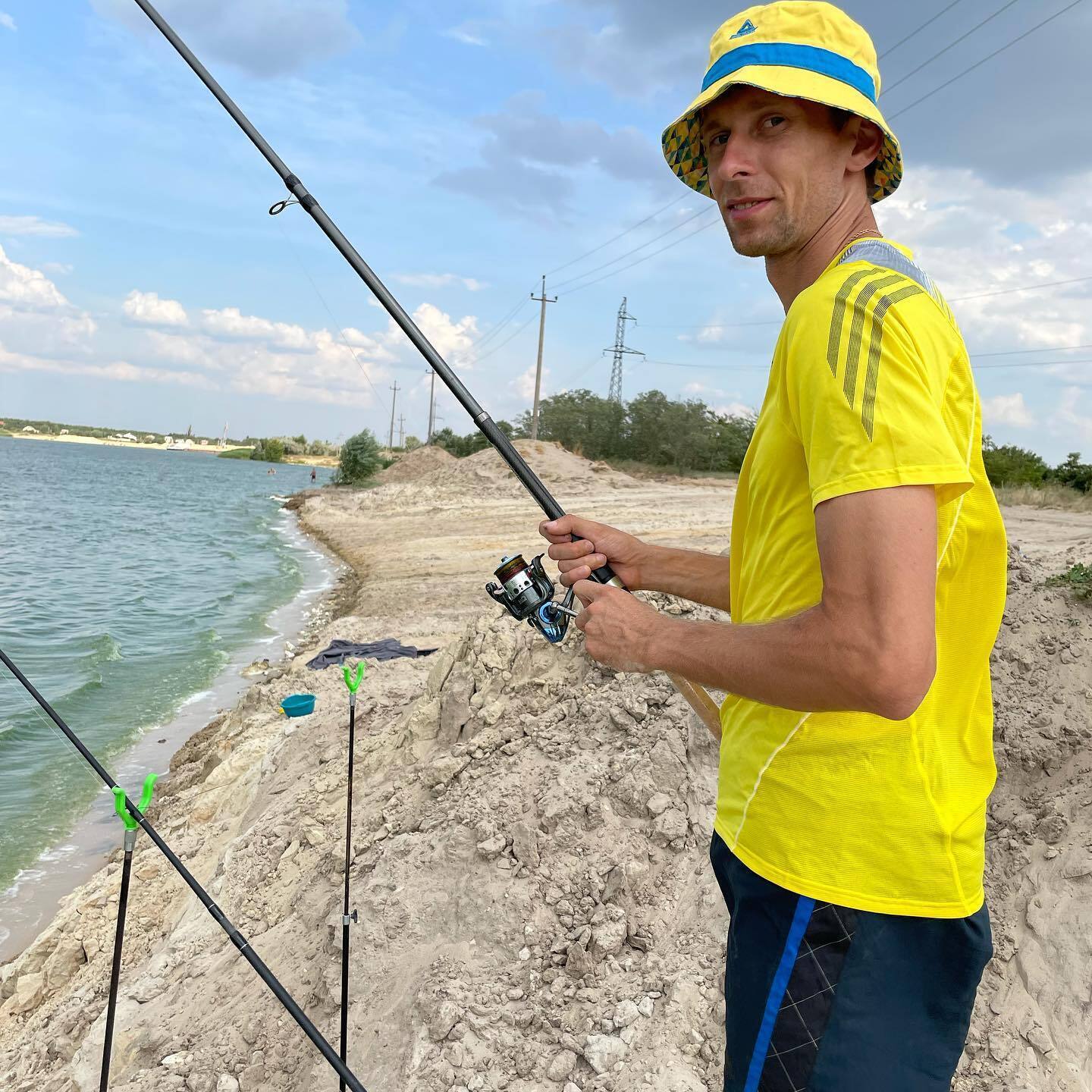 Андрій Проценко на рибалці.
