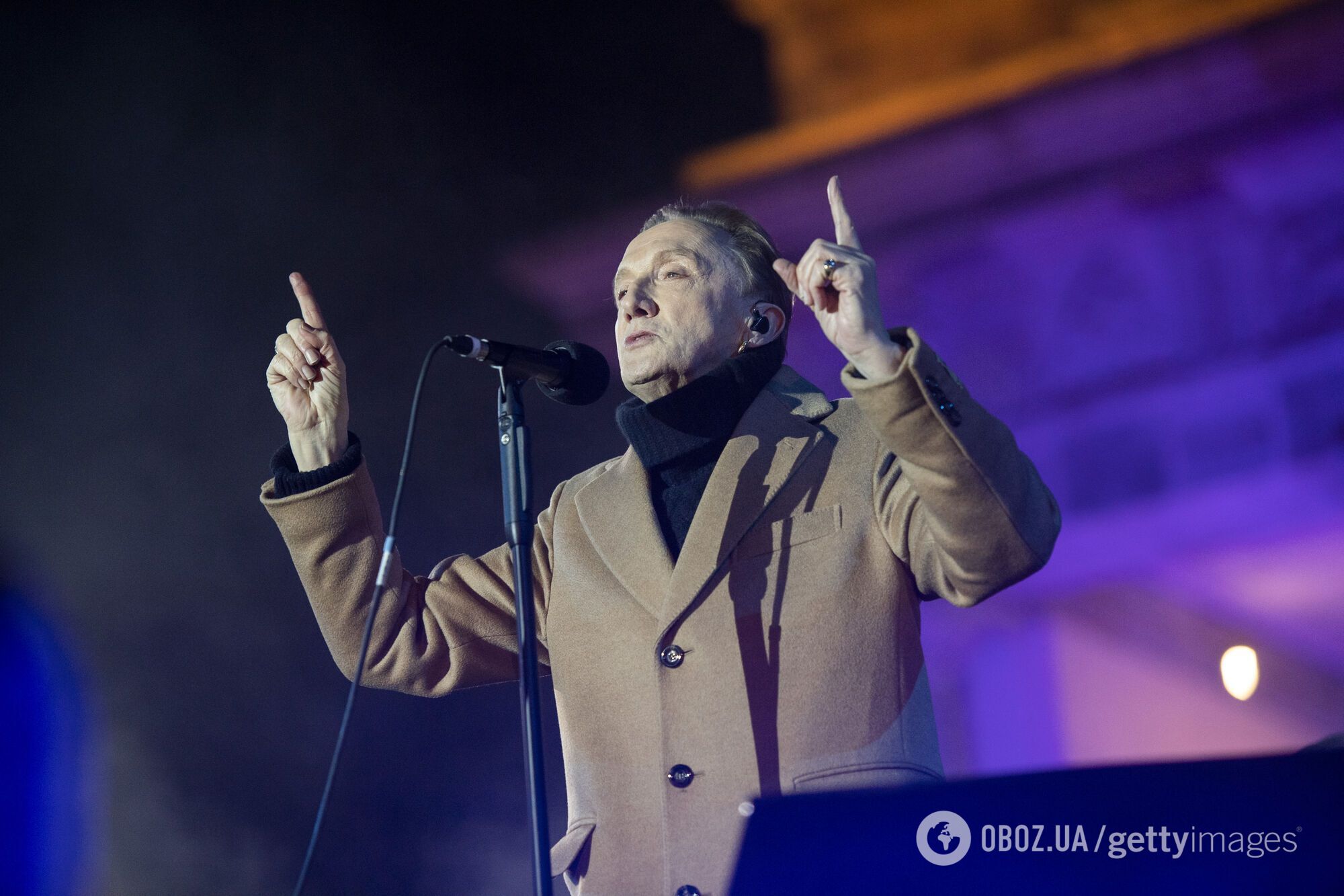 Маріус Мюллер-Вестернхаген на концерті "Звуки миру" у Берліні