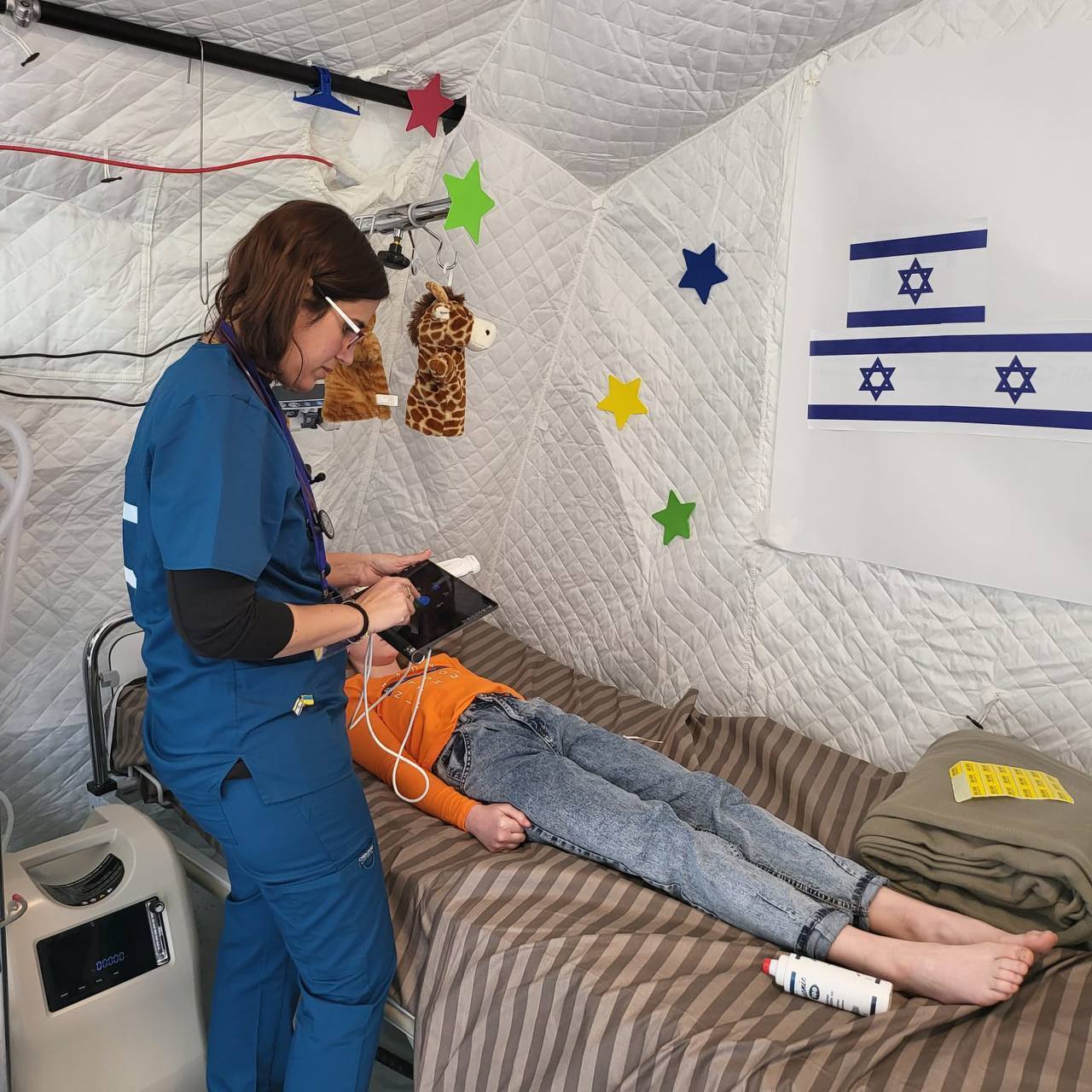 Израильский полевой госпиталь во Львовской области принял первых пациентов