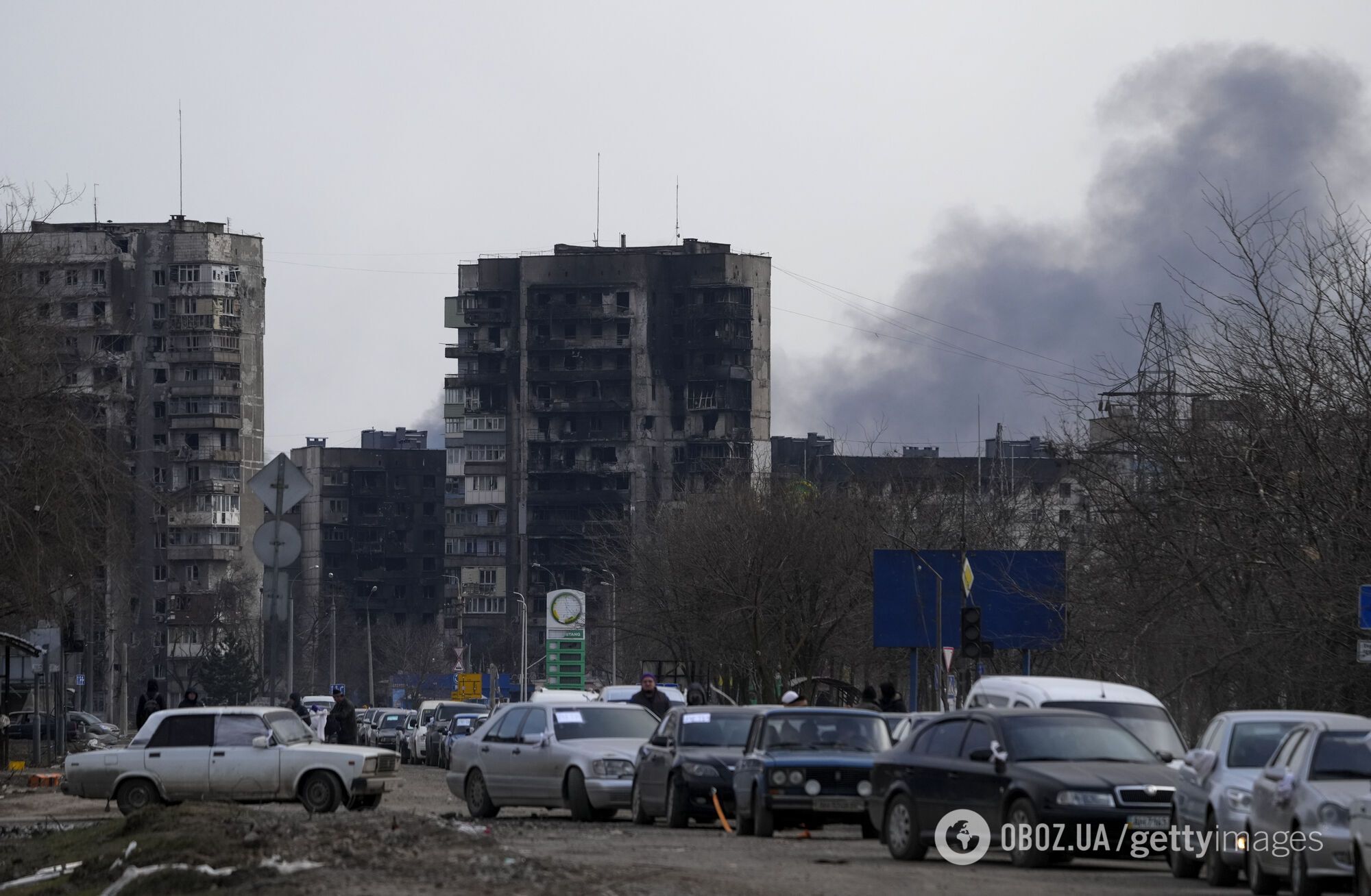 Обстрелянный Мариуполь