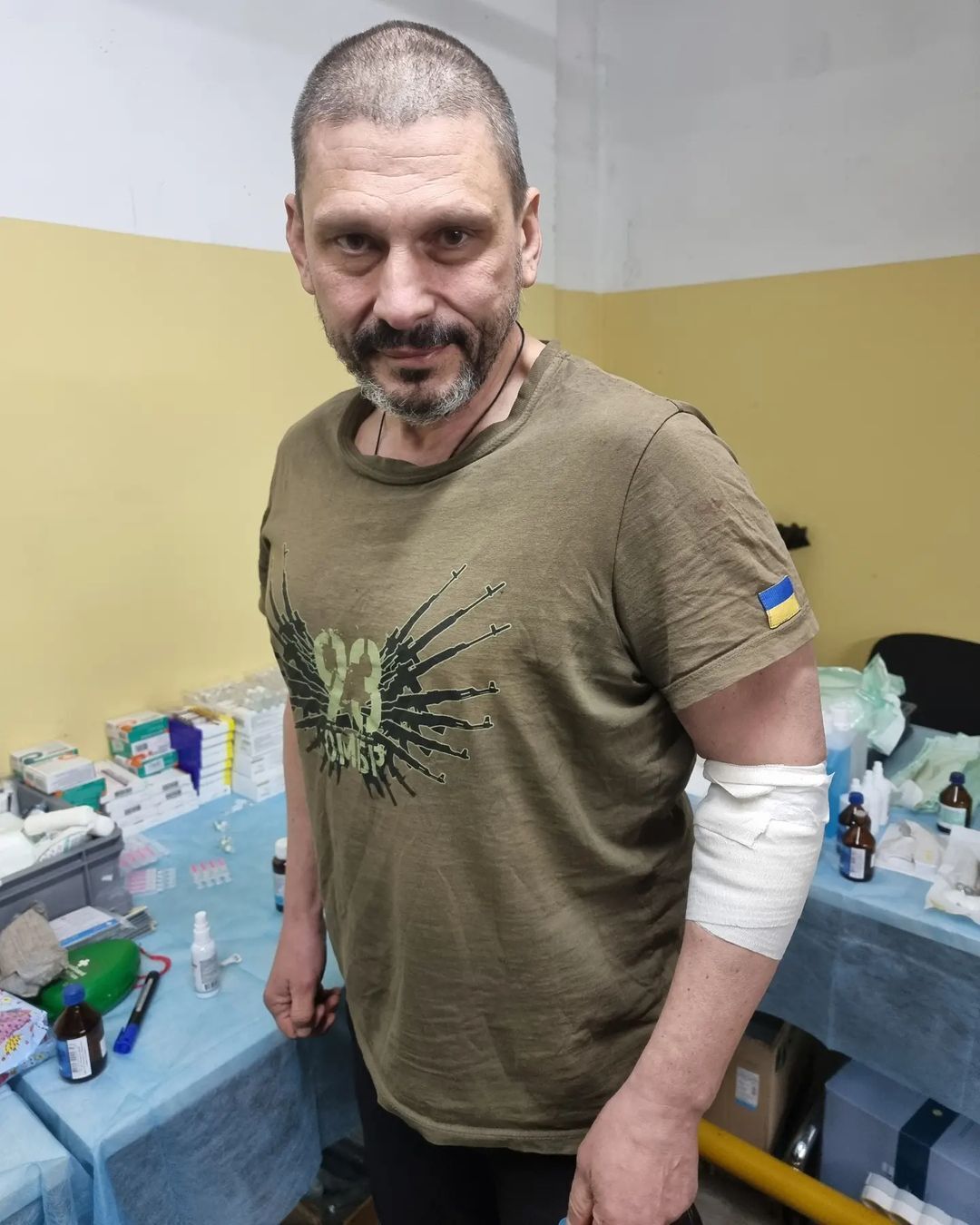 Раненный Андрей Цаплиенко
