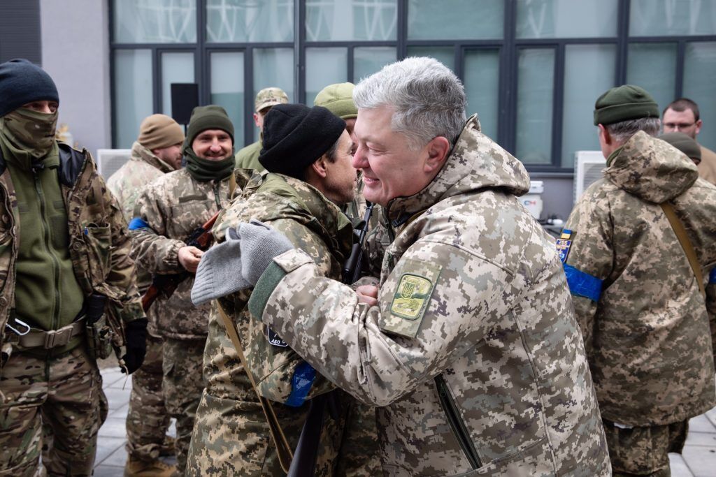 Бойцы 206-го батальона терробороны Киева приняли присягу на верность народу Украины