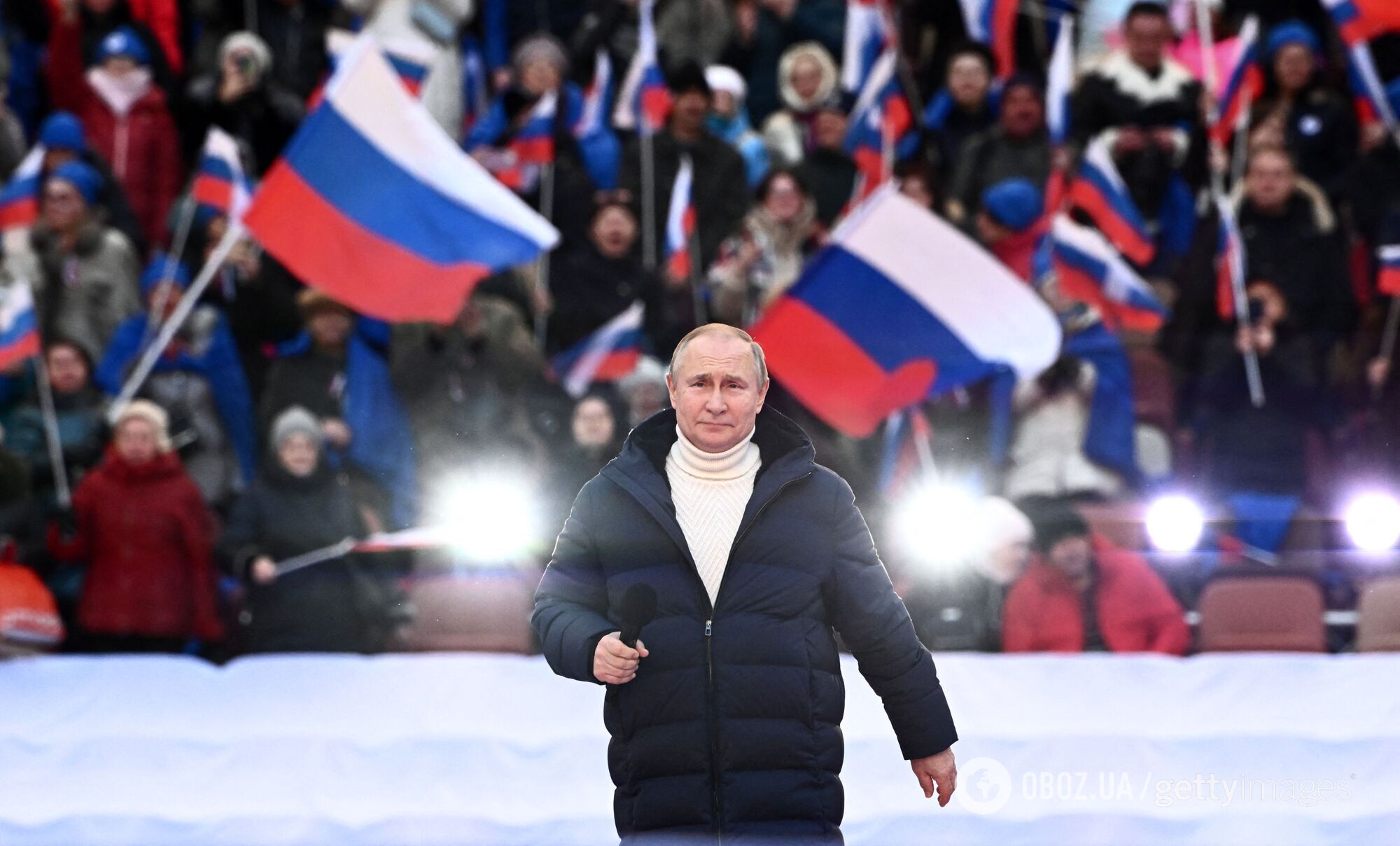 Путін на мітингу
