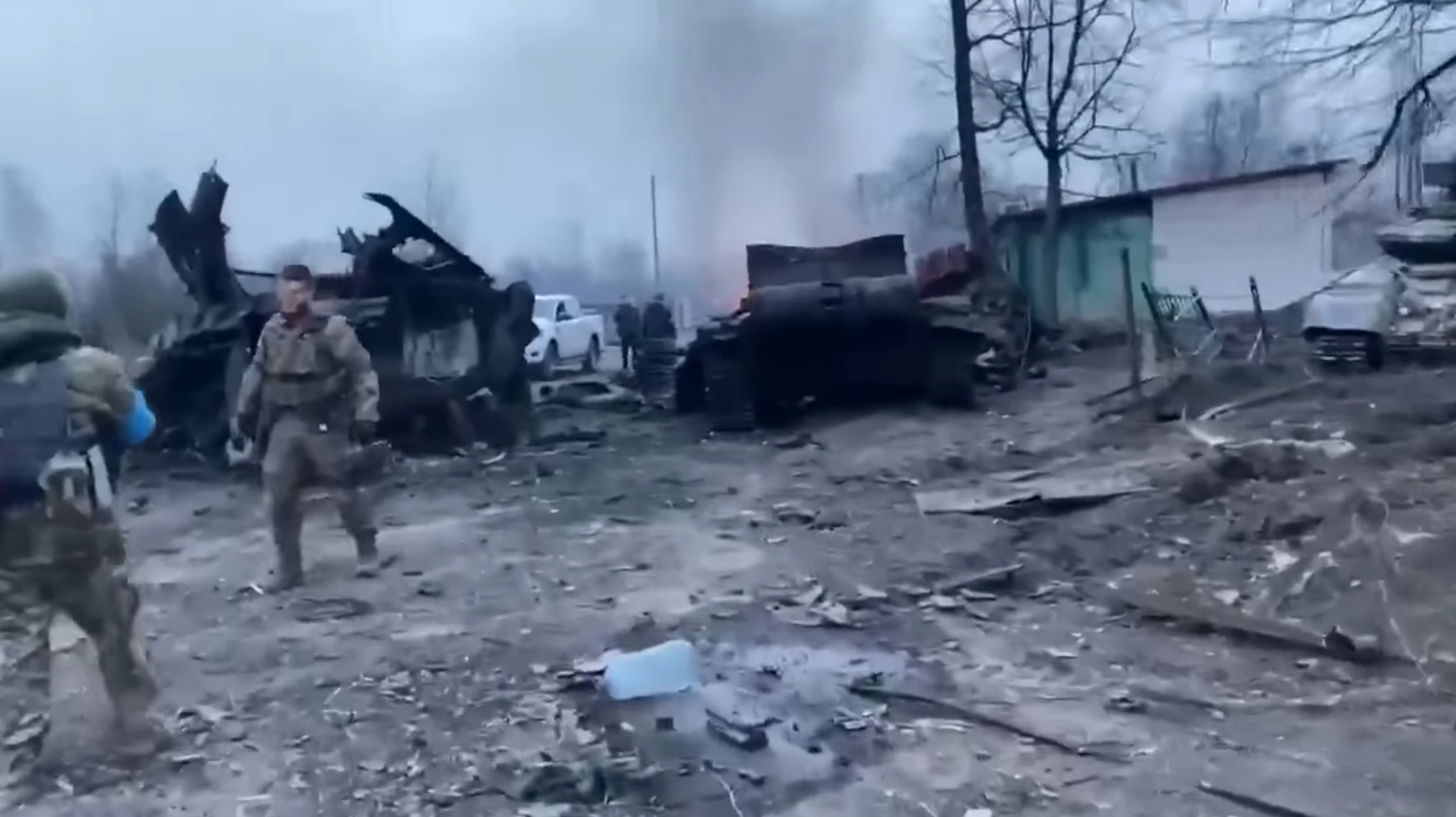 Беларусские добровольцы разбили оккупантов