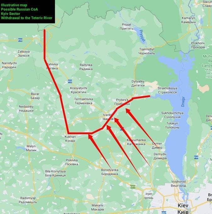 Карта відведення російських військ