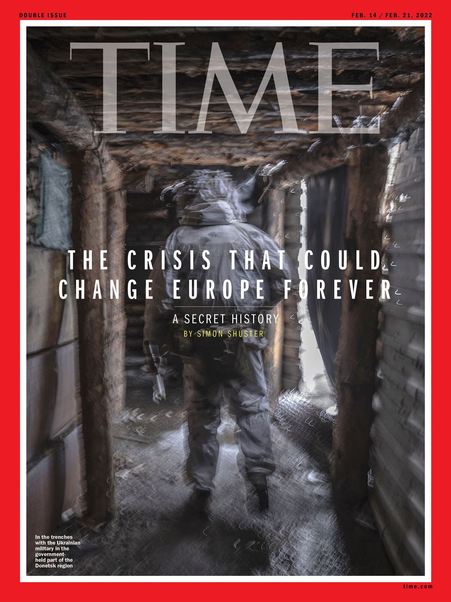 Украинский военный на обложке журнала Time