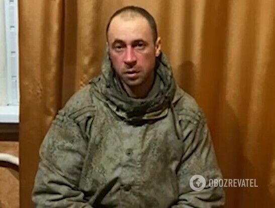 Полонений російський військовий із смт Рощинський