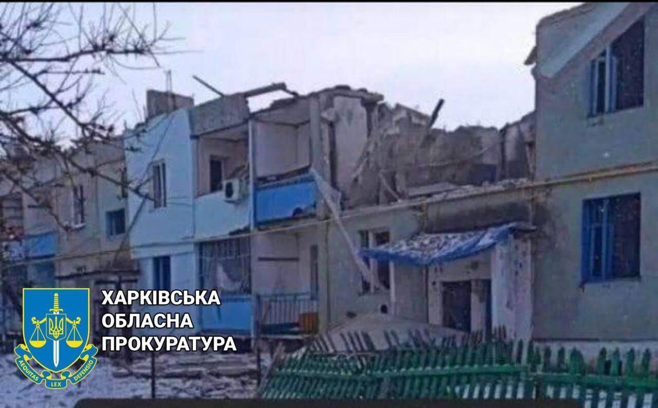 Разрушенный вследствие авиаудара РФ дом