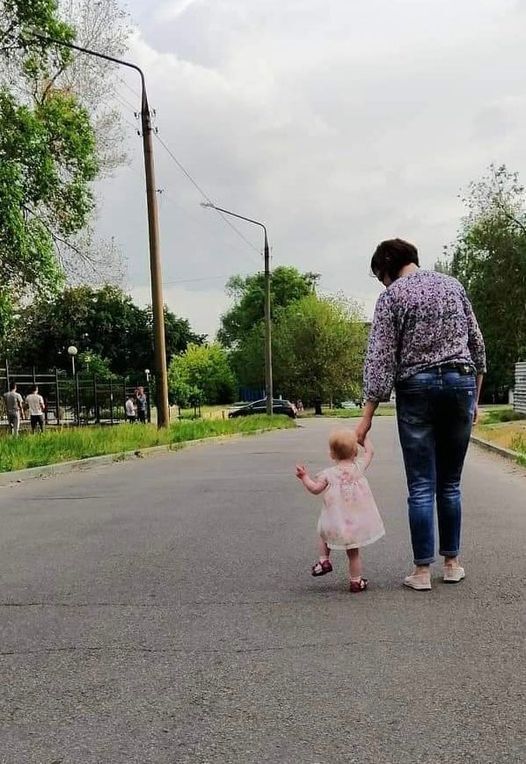 Ірина Дубченко із донькою