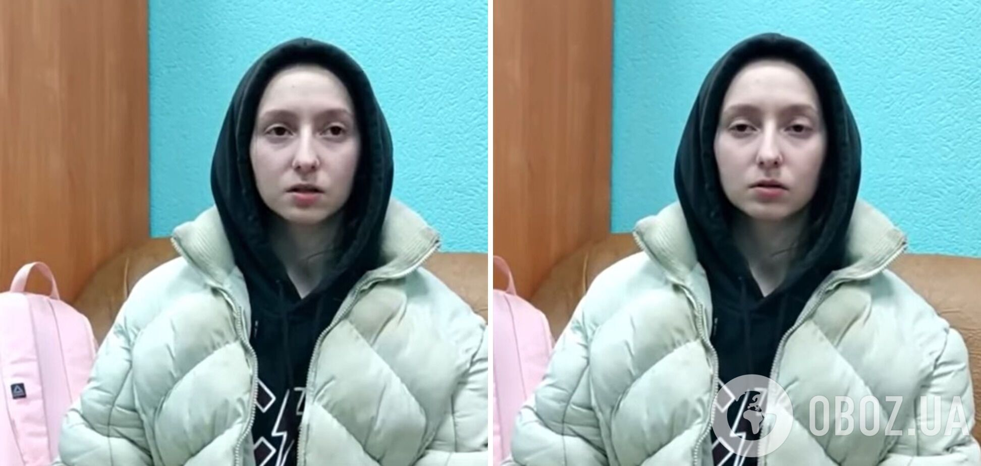 Девушка на видео пропагандистов РФ очень бледная и испуганная