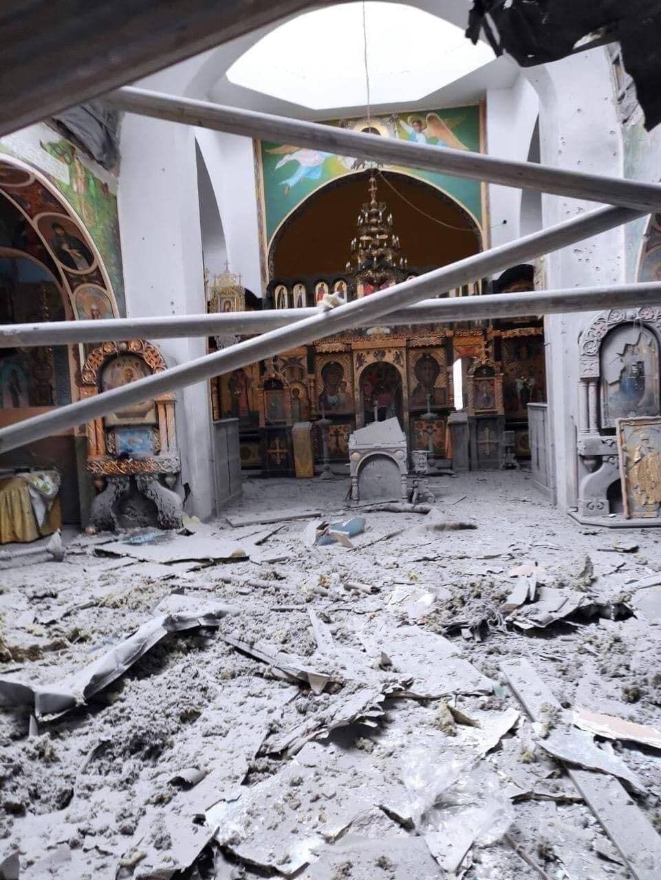 На Київщині російські окупанти розбомбили церкву Московського патріархату. Фото