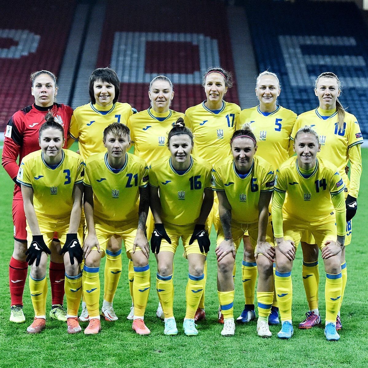 Женская сборная Украины по футболу.