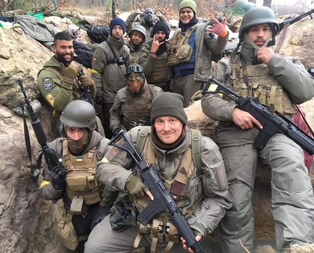 Первые добровольцы Интернационального легиона Территориальной обороны Украины