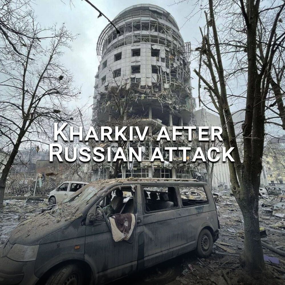 Разрушенные здания и клубы дыма: как выглядят разрушенные оккупантами города в Украине. Фоторепортаж