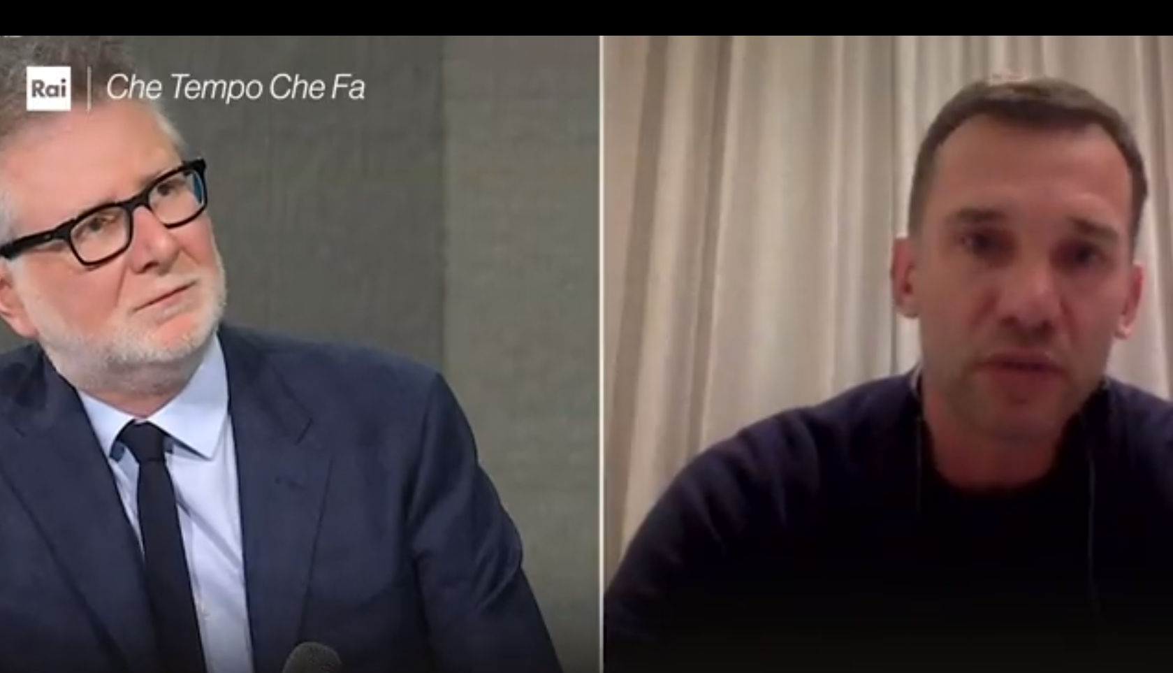 "Хочу проснуться, но это реальность": Шевченко не смог сдержать слез в эфире итальянского ТВ, говоря об Украине
